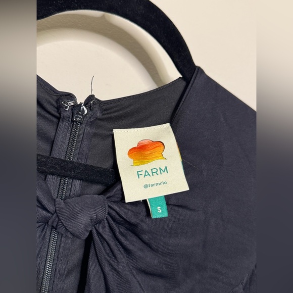 FARM Rio Black Long Sleeve Knot Jumpsuit - Picture 7 of 9